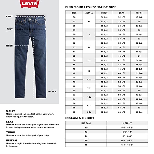 Levi's Men's 517 Boot Cut Jeans, Medium Stonewash, 33W x 34L