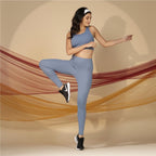 BlissClub The Ultimate Leggings Lite, Ankle Length Tights for Women for Gym, Yoga and Workout with High Waist,Regular Variant