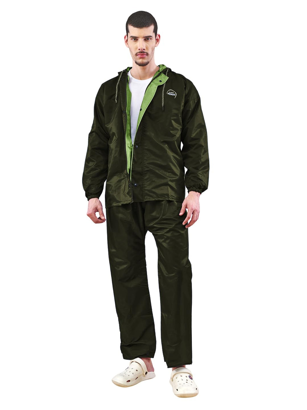 Lux Venus Reversible Rain Coat For Men.