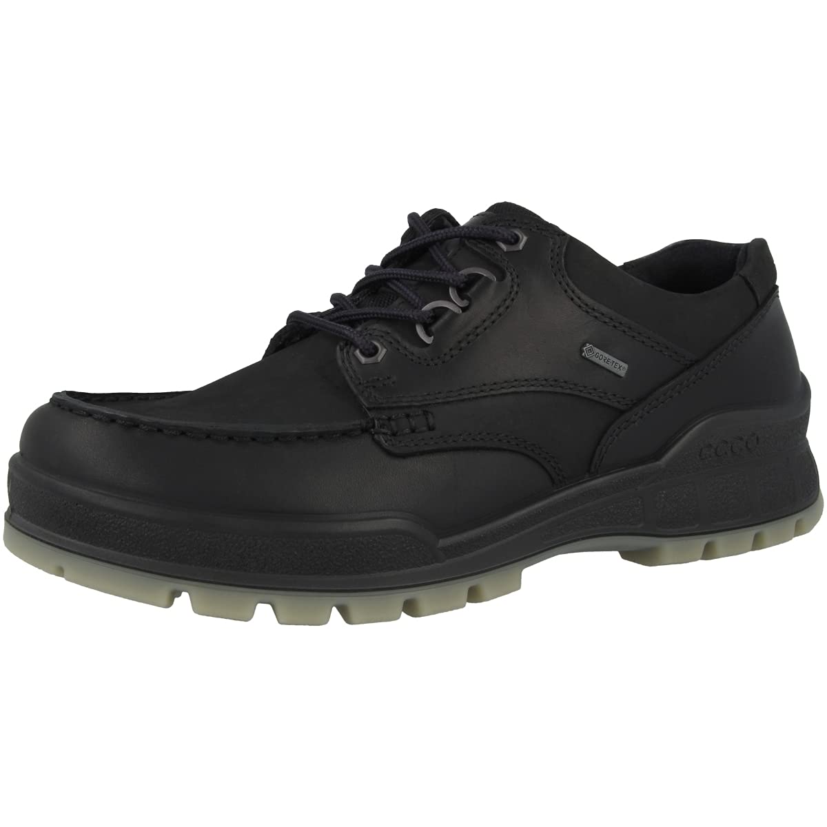 ECCO Men's Track 25 Low Gore-tex Waterproof Hiking Shoe, Black/Black Oil Nubuck, 8-8.5