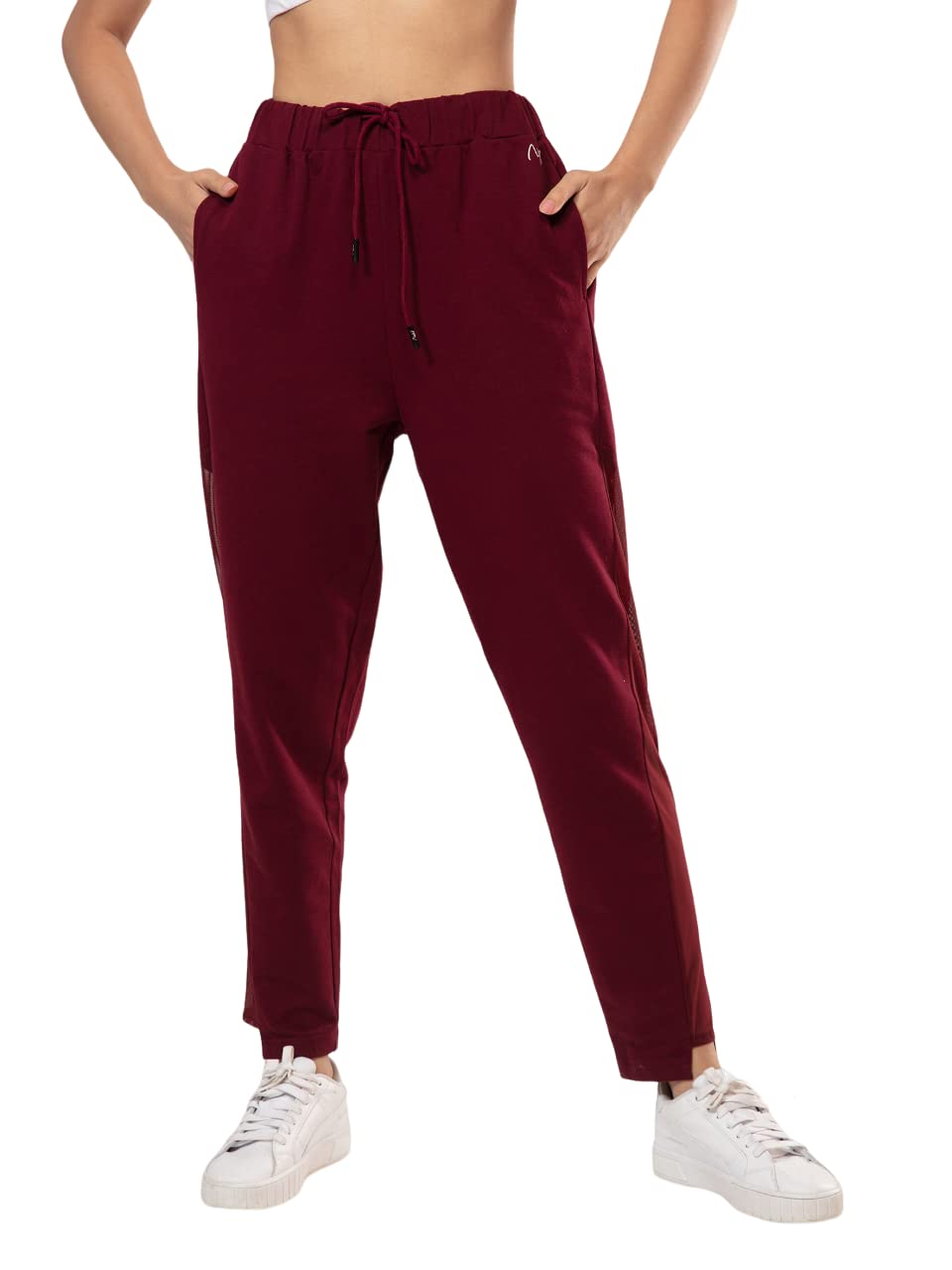 Nykd Women Everyday Terry Joggers Lounge Pants, Track Pants, Light Breathable Fabric, Pockets, Relaxed Fit - Sweatpants & Jogger