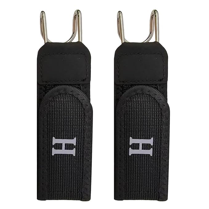 Arj Buckleless Belt Hook Tactical Metal Hook Elastic Belt Unisex BuckleLess Invisible Waist Belts For Work & Edc (Pair) 13-4