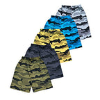 T2F Camouflage Shorts For Boys And Girls- Pack Of 5(T2F-Bys-St2-910)