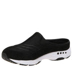 Easy Spirit womens Traveltime Mule, Traveltime Black Suede 960, 10 WW