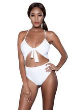 Be Wicked 1983 Delaney Swimsuit, White, X-Large