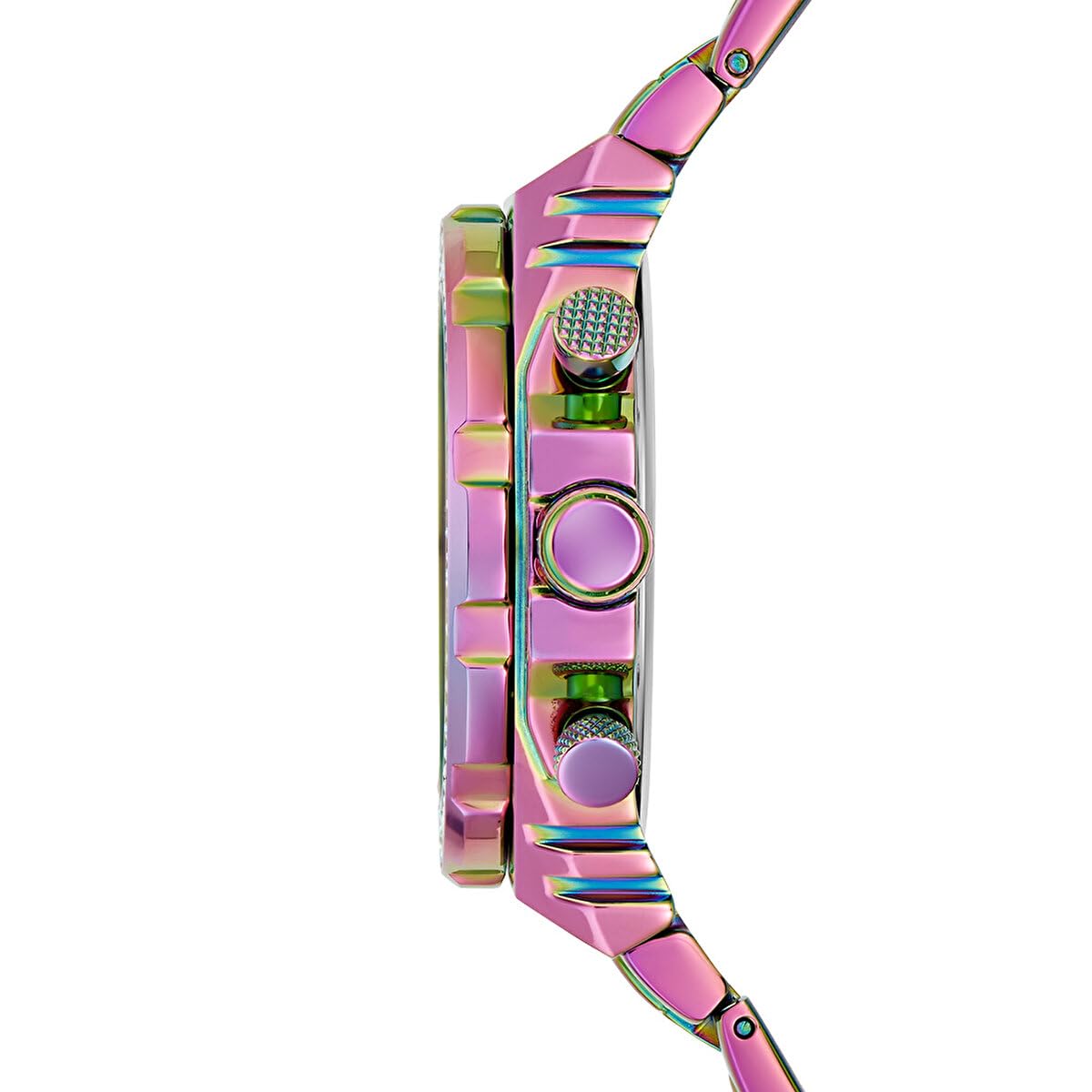 GUESS Ladies 36mm Watch - Iridescent Strap Iridescent Dial Iridescent Case