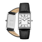 SEIKO Mens Essential SS RECT CASE, WHITE, Mens Standard