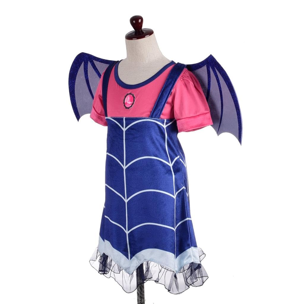 Dressy Daisy Toddler Girls Dress Up Boo-Tiful Halloween Costume Fancy Party Vampire Outfit Set with Headband Wings