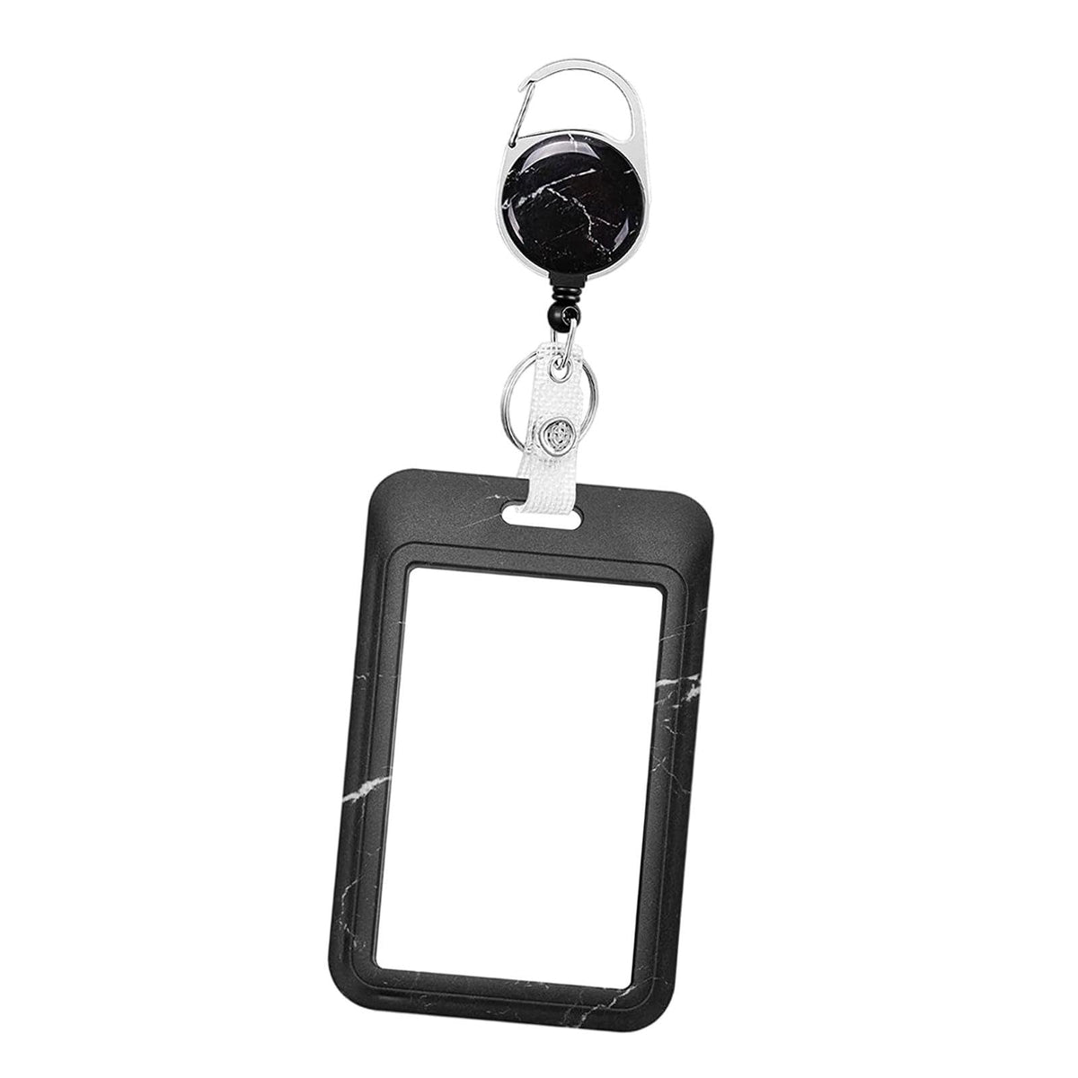 Enakshi Retractable Badge Badge Holder Id Card Work Badge Holder For Driver Licenses Black|Clothing Shoes & Accessories | Womens