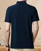 Noble Monk MenS Regular Fit Polo T Shirt |Half Sleeves |Collar Tshirts T Shirt | Casual Tshirt Teal Blue