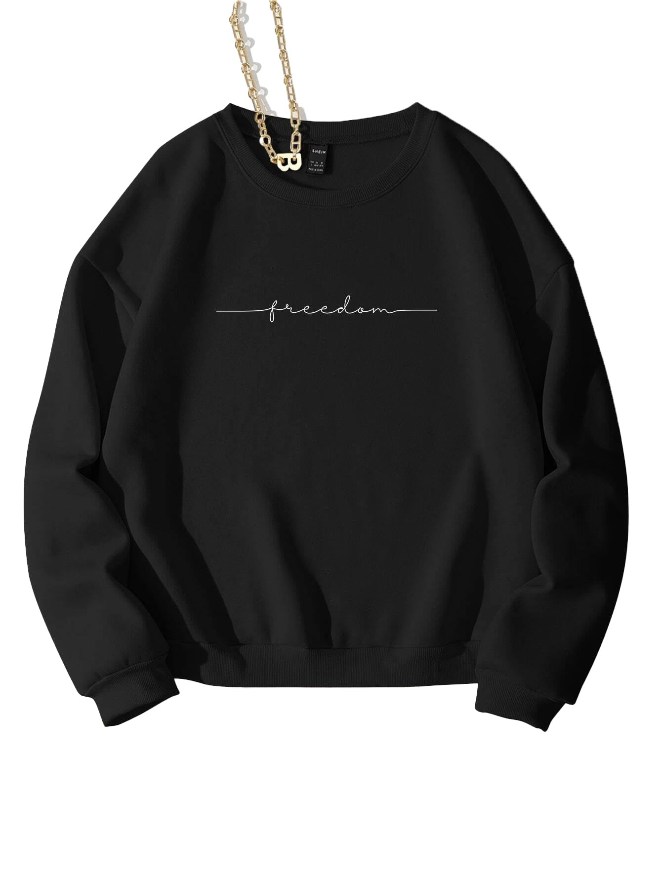 Kotty Women Full Sleeve Round Neck Pinted Sweatshirt