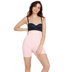 Zivame All Day Seamless Highwaist Thigh Shaper for Women - Crystal Rose