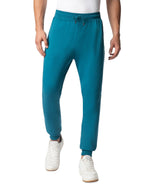 FYLTR Mens Casual Straight Leg Joggers with Stripe Tape Detail - Elasticated Waist with Drawstring | Zip Pockets | Solid Color