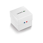 Lacoste 12.12 Men's Quartz Chronograph Black Tr90 Case Watch with Black Silicone Rubber Strap (Model: 2010972)