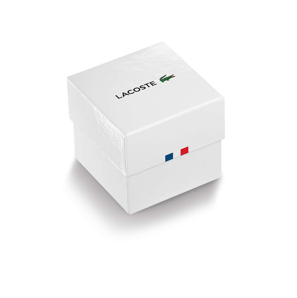 Lacoste TR90 Quartz Watch with Rubber Strap, Pink, 17 (Model: 2001065)