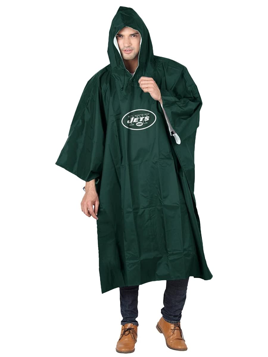 NFL New York Jets Rain Poncho, Team Colors, One Size