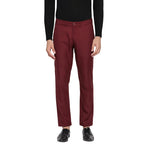 Fabindia MenS Regular Pants (210695502_Burgundy