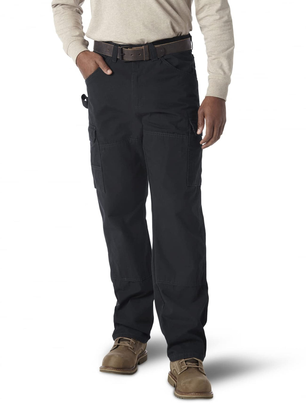 Wrangler Riggs Workwear mens Ranger work utility pants, Black, 46W x 34L US