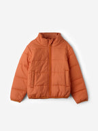 The Souled Store Solids: Pastel Orange Girls Puffer Jackets Girls Puffer Jacket Kids Quilted Winter Coat Padded For ChildrenS I