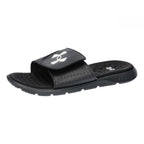 Under Armour Men's Ignite Pro Slide, (001) Black/Black/White, 15, US