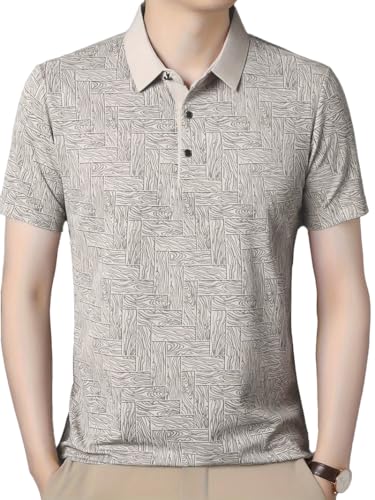 Toplot T Shirt For Men || Men Casual T-Shirt || Regular Fit || Printed Polo (Printed-Polo-5218-Grey-L)