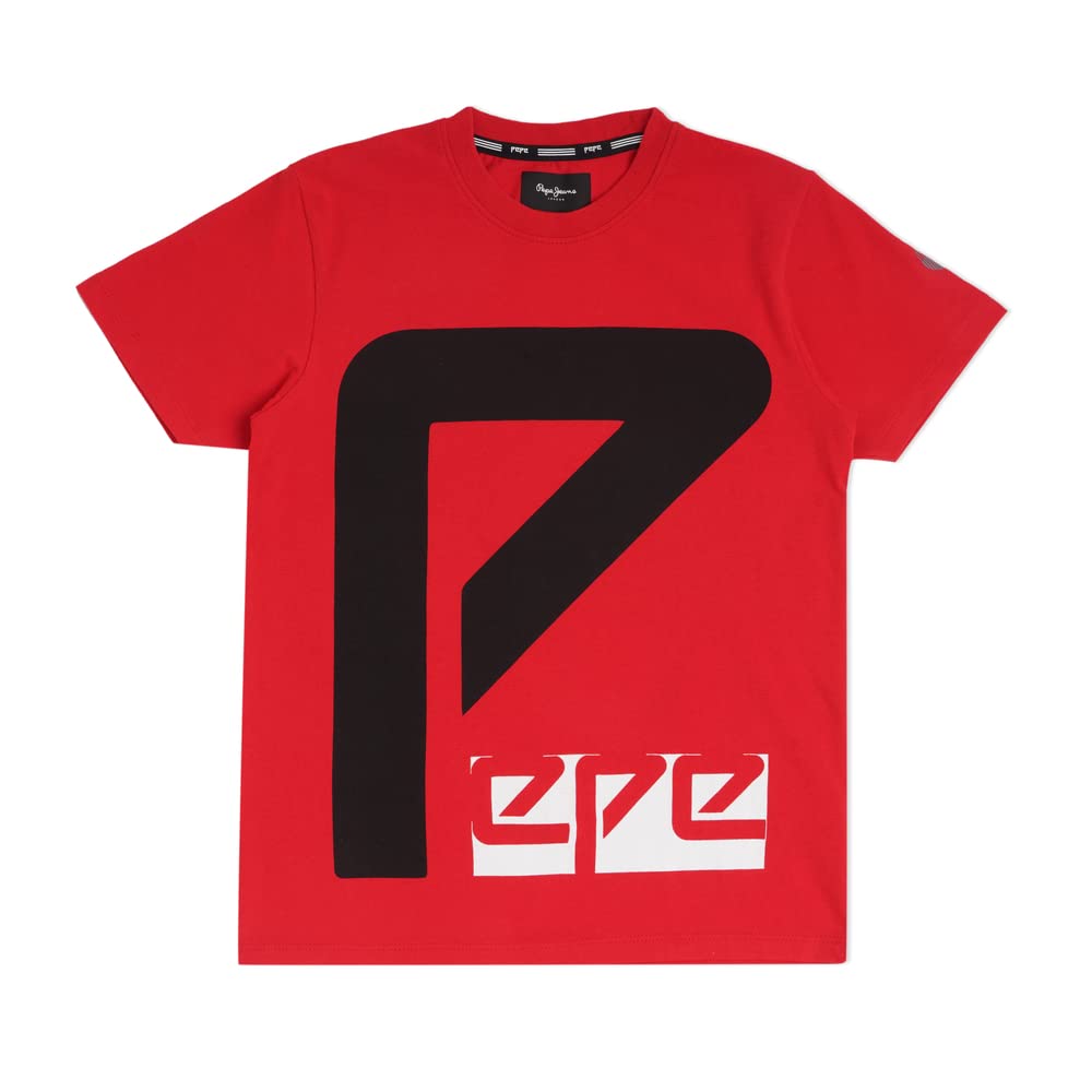 Pepe BoyS Loose Fit T-Shirt Red