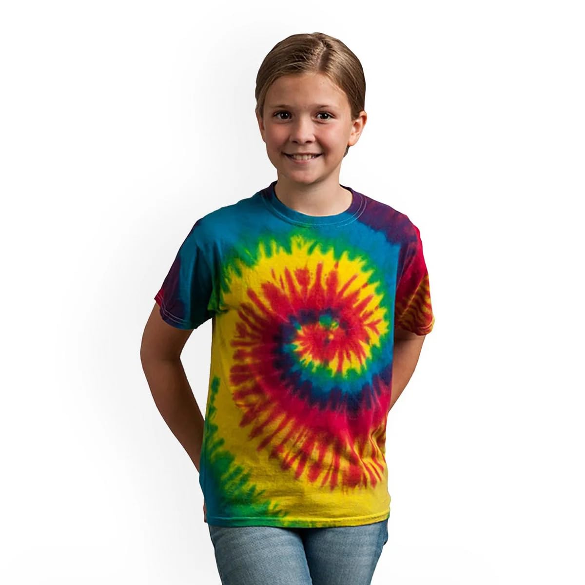 Youth 54 oz 100% cotton T-Shirt - SATURN - XS(D0102H786I8)