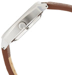 SEIKO Brown Leather Automatic Watch - Recraft Series, Day/Date, 50m Water Resistant, Blue Dial, Luminous Hands