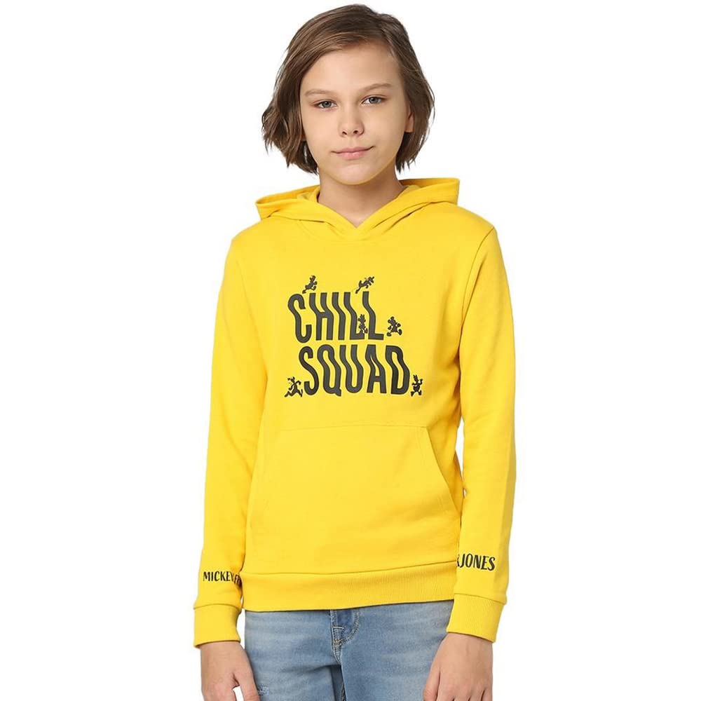 Jack & Jones Junior Regular Fit Sweatshirt(12234948_Yellow_13/14Y) 13-14
