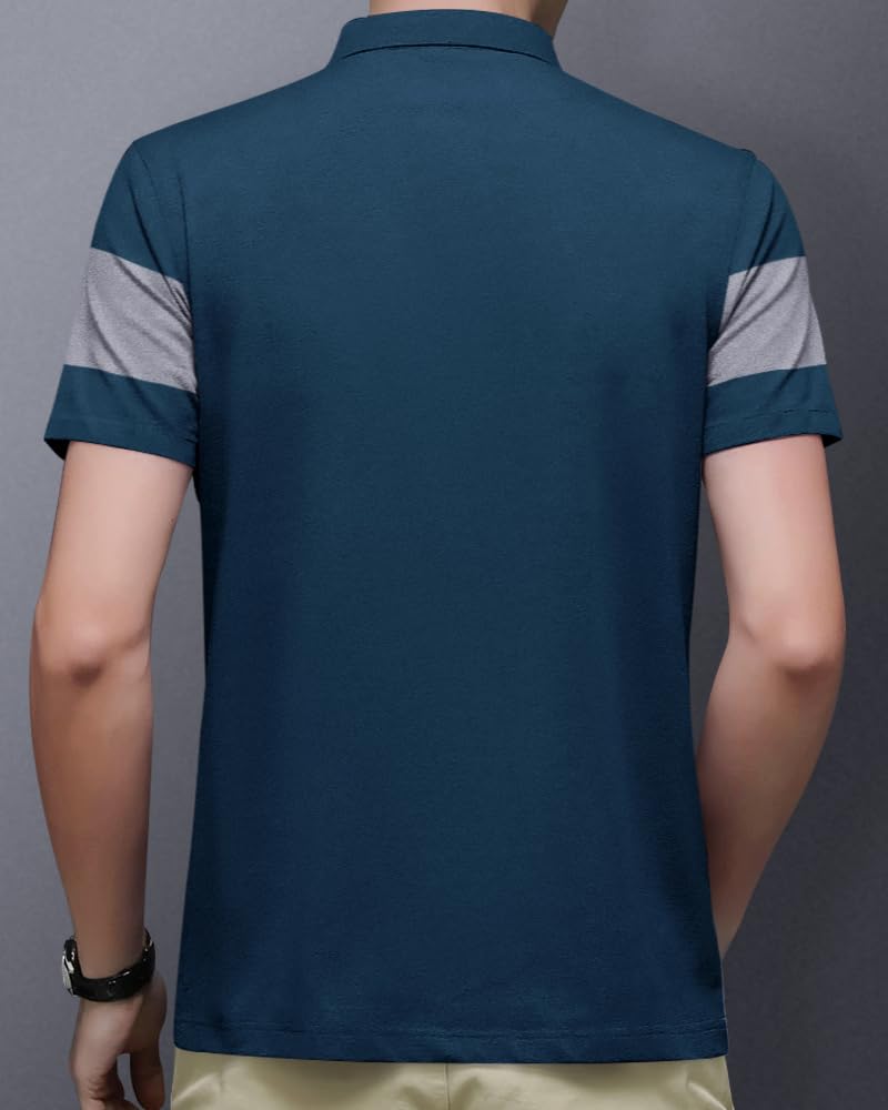 MenS Regular Fit Polo T Shirt |Half Sleeves |Collar Tshirts |Nobel Monk T Shirt | Casual Tshirt