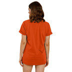 Cicy Bell Women's Cute Dandelion T Shirts O Neck Graphic Tees Casual Short Sleeve Summer Tops (Red,X-L)