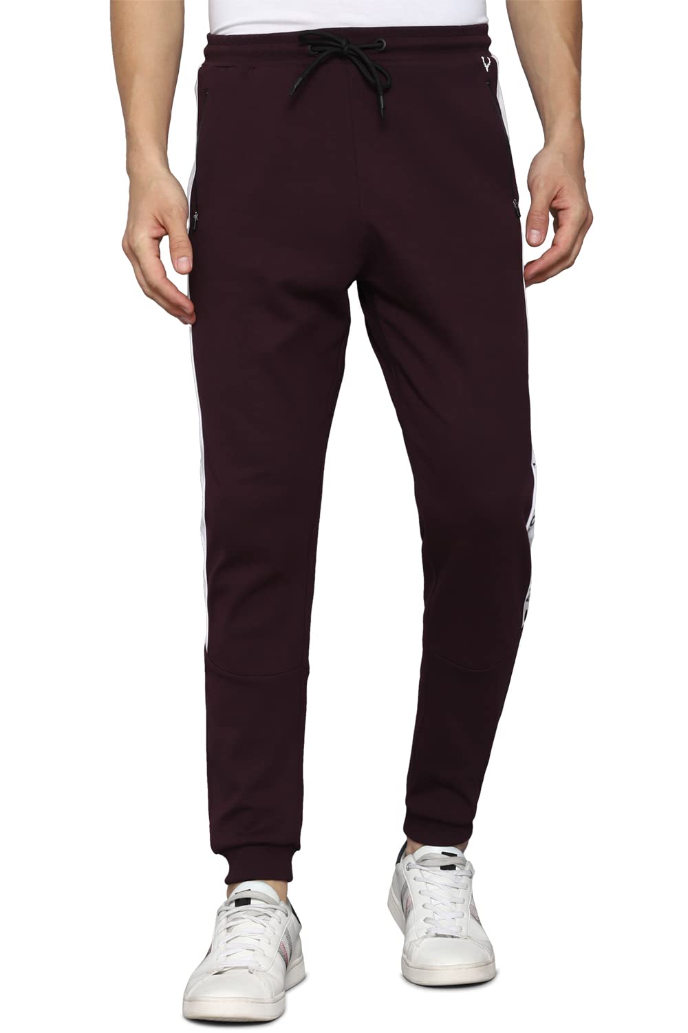 Allen Solly Men Slim Fit Solid Cotton Sweatpants