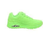 Skechers Women's Uno-Night Shades Sneaker, Lime, 6