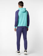 FYLTR Mens Colourblock Hoodie & Jogger Casual Co-ord Set - Raglan Sleeve Detail | Utility Side Pockets | Full Sleeve