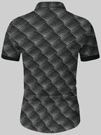 Noble Monk Men Ragular Polo Neck T-Shirts | Printed Tshirt For Men And Boys Black White