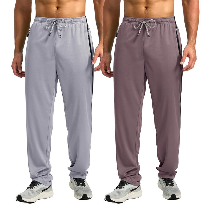 Pinkmint Mens Combo Track Pant l Spendex Pocket Regular Track Pant l Stylish Sports & Gym Wear (Pack of 2)