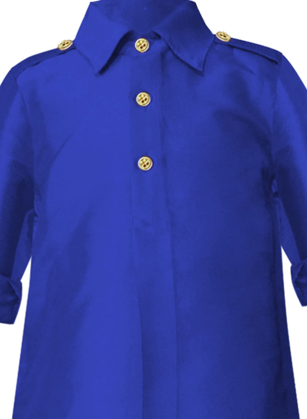 A.T.U.N. (ALL THINGS UBER NICE) Boy's Polyester Solid Full Sleeve Pathani Suit Set | Kurta and Pyjama Set | Ethnic Clothing Set for Festival and Special Occasion | 2 Piece Set