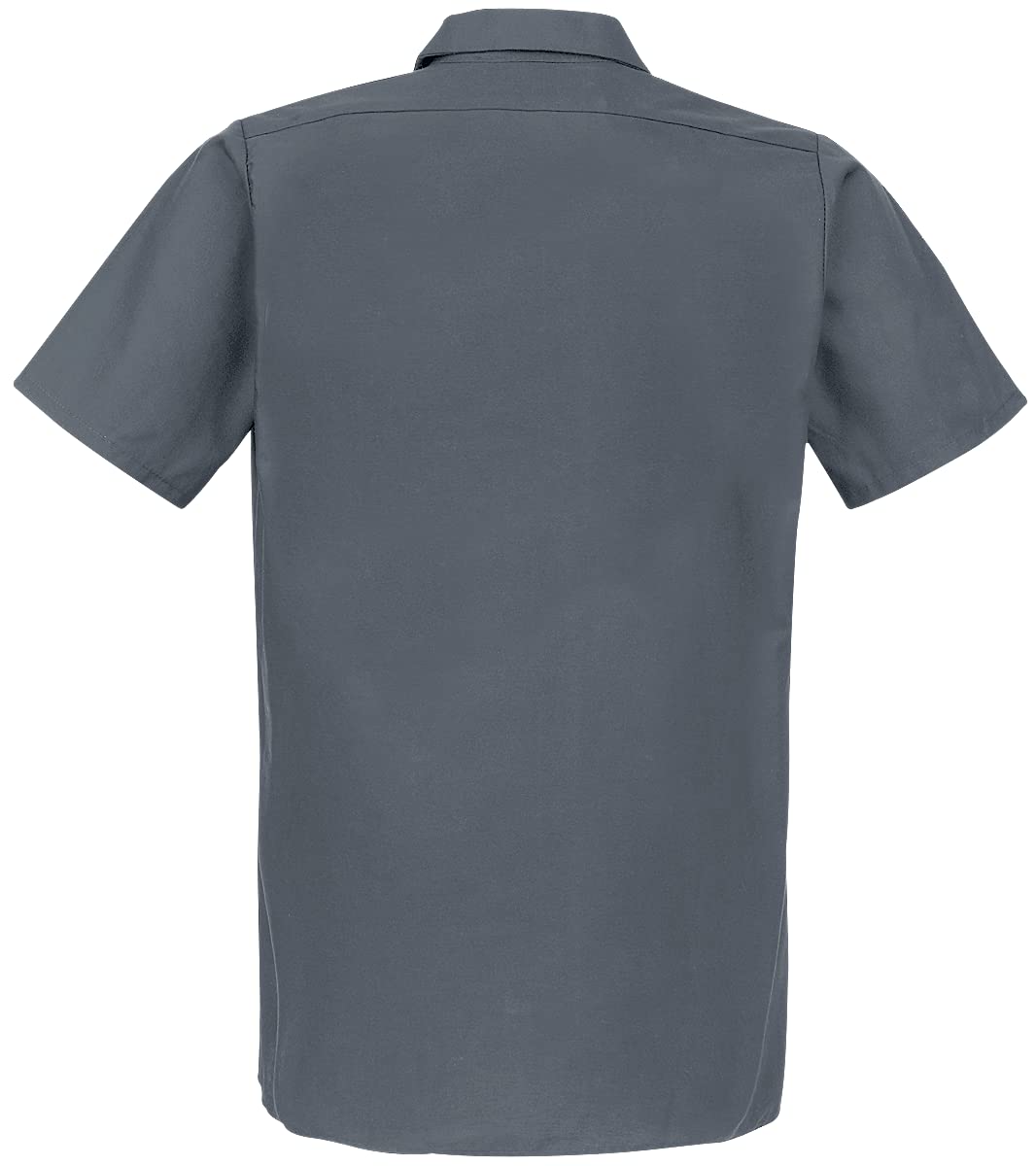 Unisex Short-Sleeve Work Shirt - BLAcK - S(D0102H7MF2T)