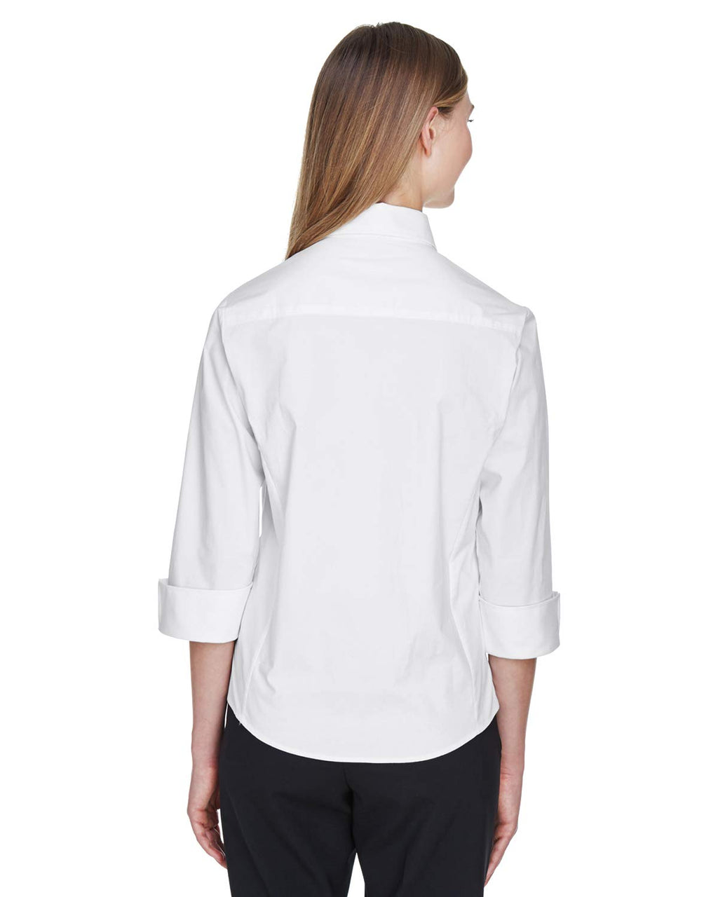Ladies Perfect Fit34-Sleeve Stretch Poplin Blouse - LIME - S(D0102H7YEQX)