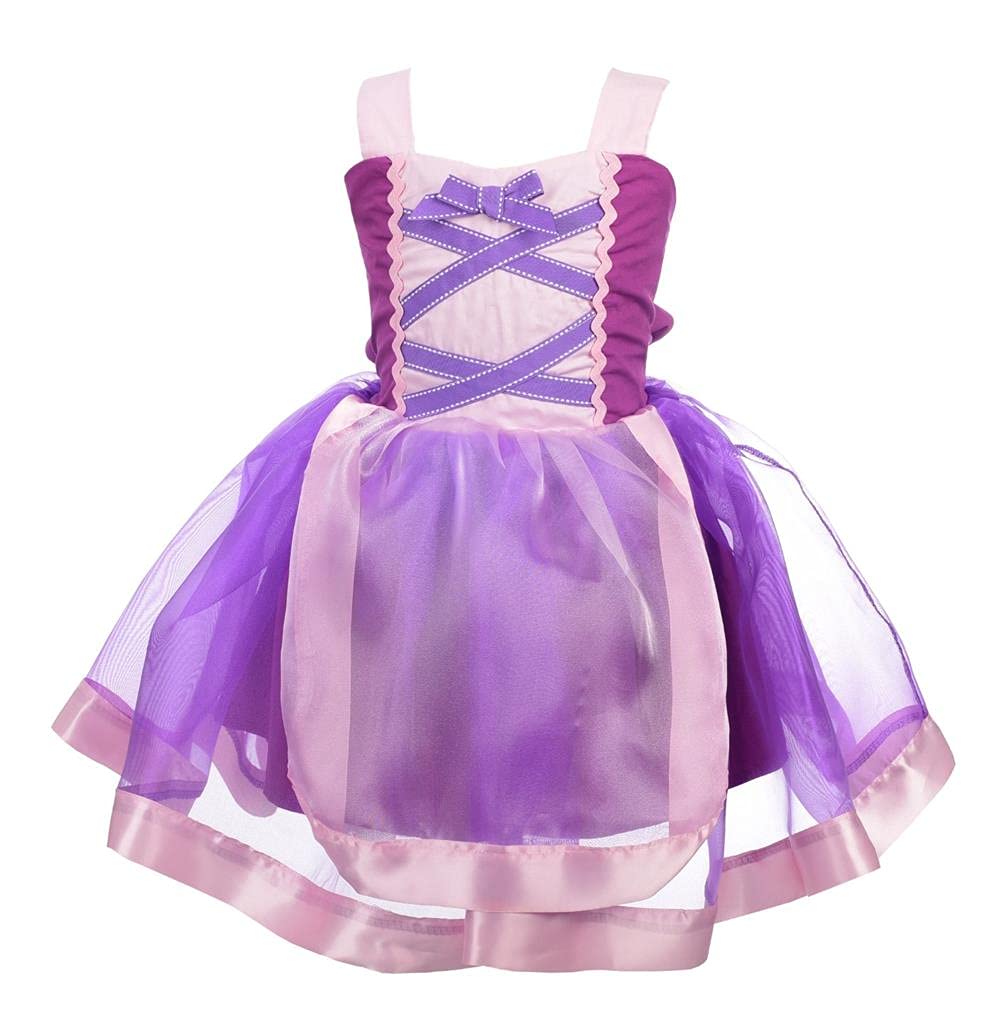Dressy Daisy Princess costumes Birthday Fancy Halloween Xmas Party Dresses Up Organza for Toddler girls
