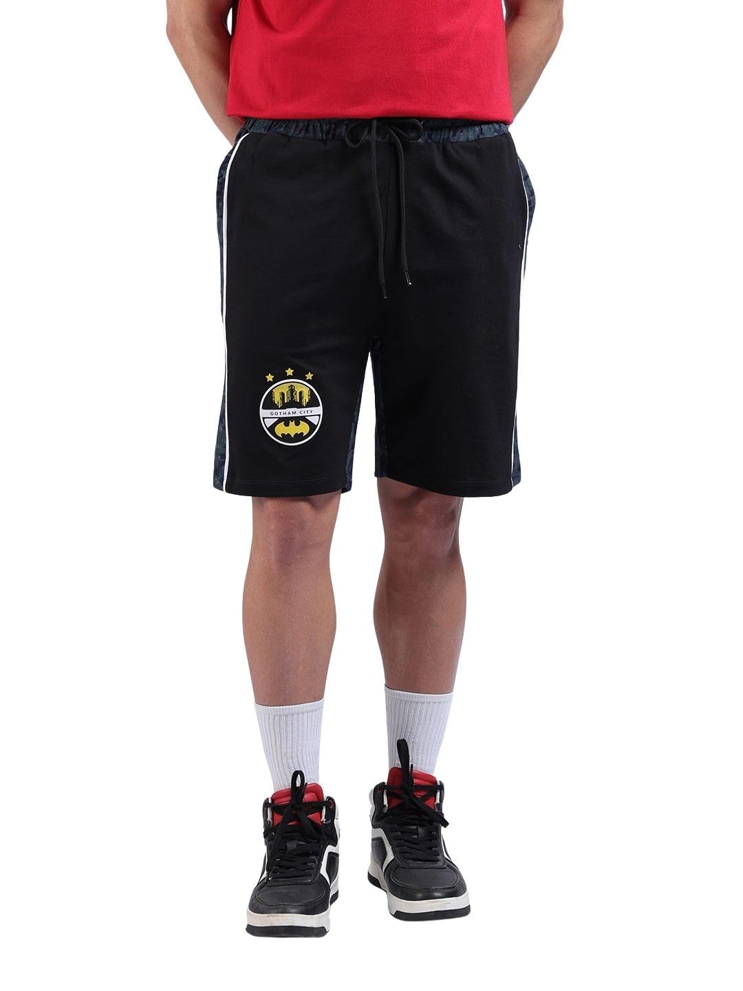 The Indian Garage Co Mens Warner Bros. Collection Regular Fit Batman Shorts