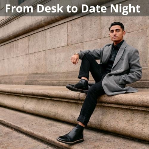 Deer Stags Men's Rockland Dress Comfort Chelsea Boot/Redwood/Dark Brown/ 11 / Wide