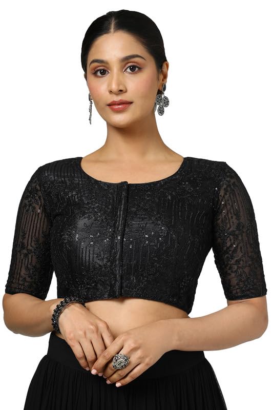 Soch Women Net Embellished Blouse with Sequins