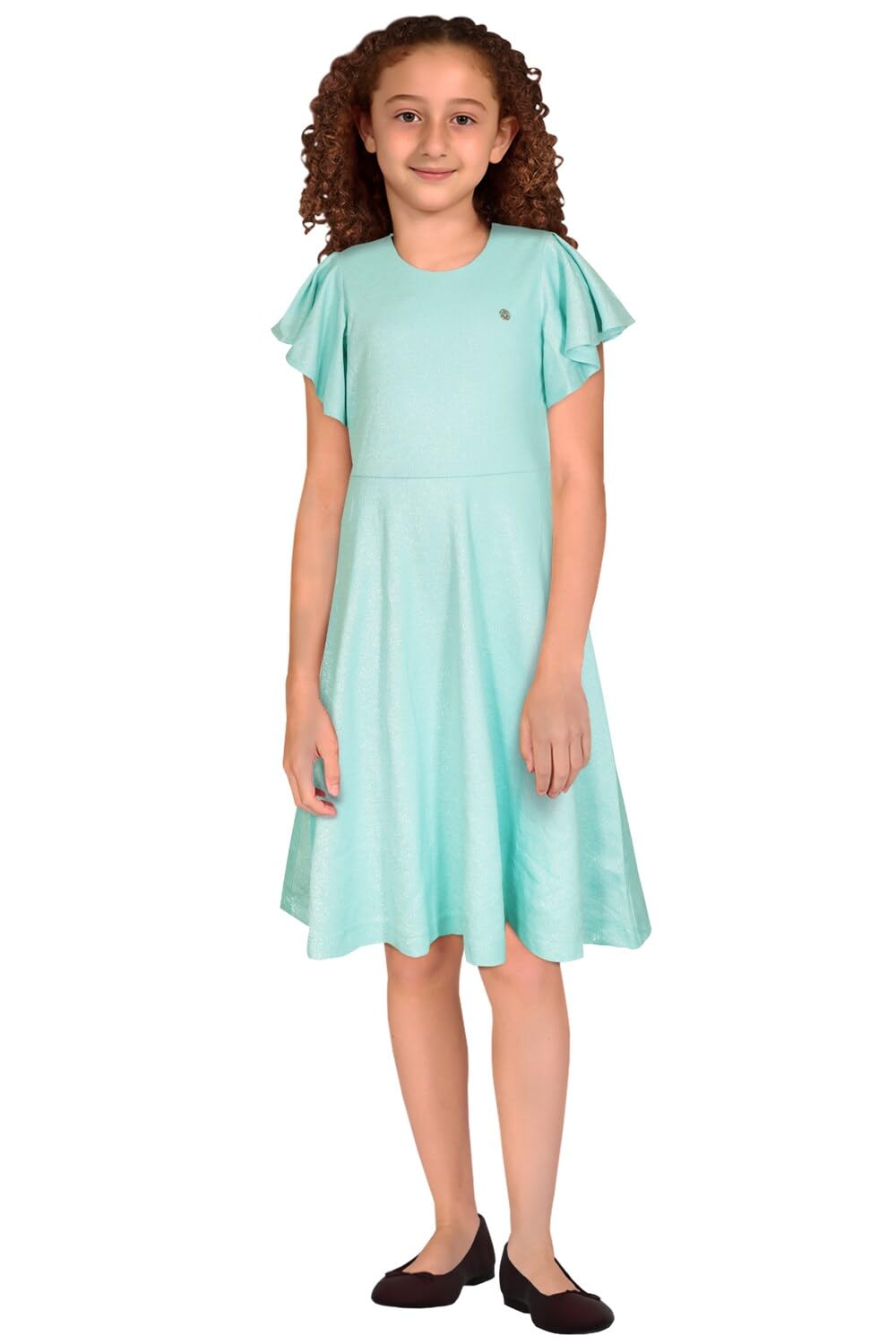 Allen Solly Girls Regular Fit Solid Casual Dress