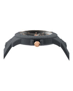 Versus Versace Tokyo R Collection Luxury Mens Watch Timepiece with a Grey Strap Featuring a Grey Case and Grey Dial