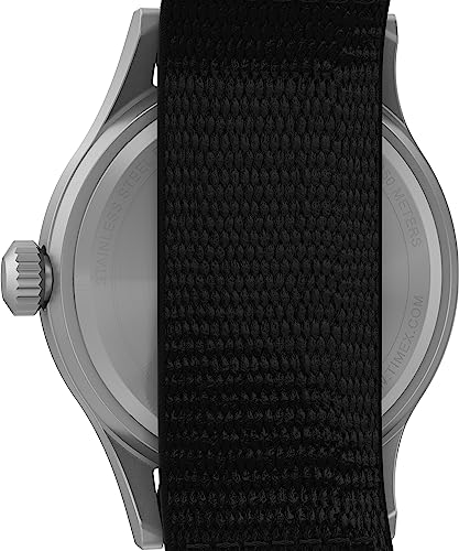 Timex Men's Expedition Scout 40mm Watch - Black Fastwrap Black Dial IP Steel Case