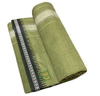 Prakasam Cotton Mens Single Colour Thalapathi Border Dhoti/Fine Quality Single Dhoti