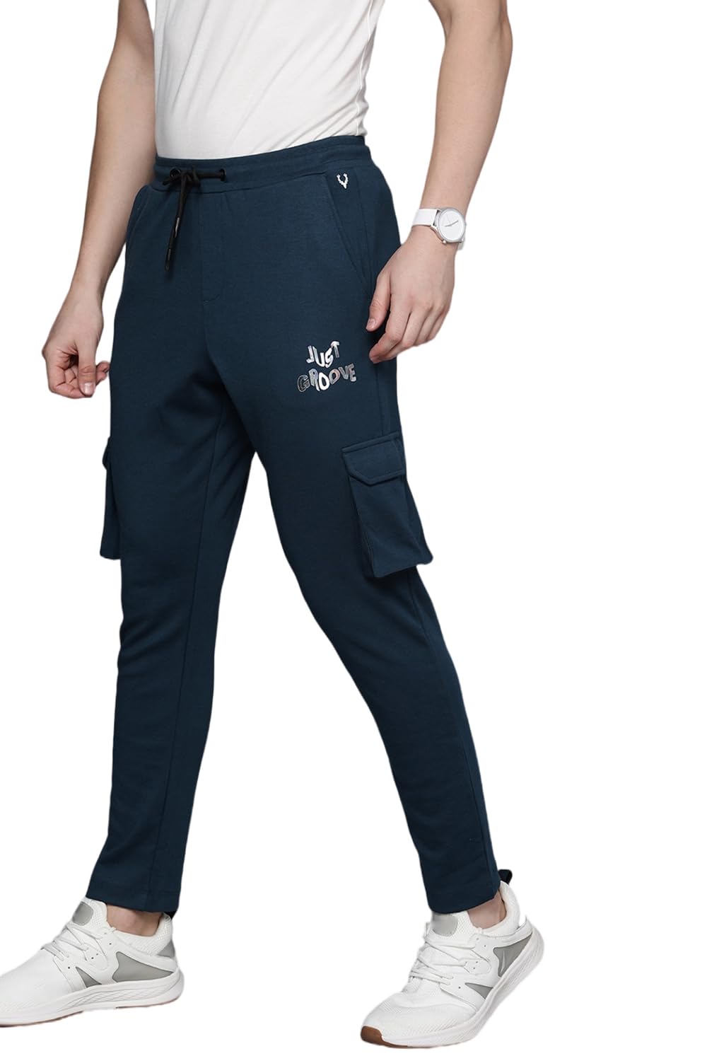 Allen Solly Men Regular Fit Solid Pants