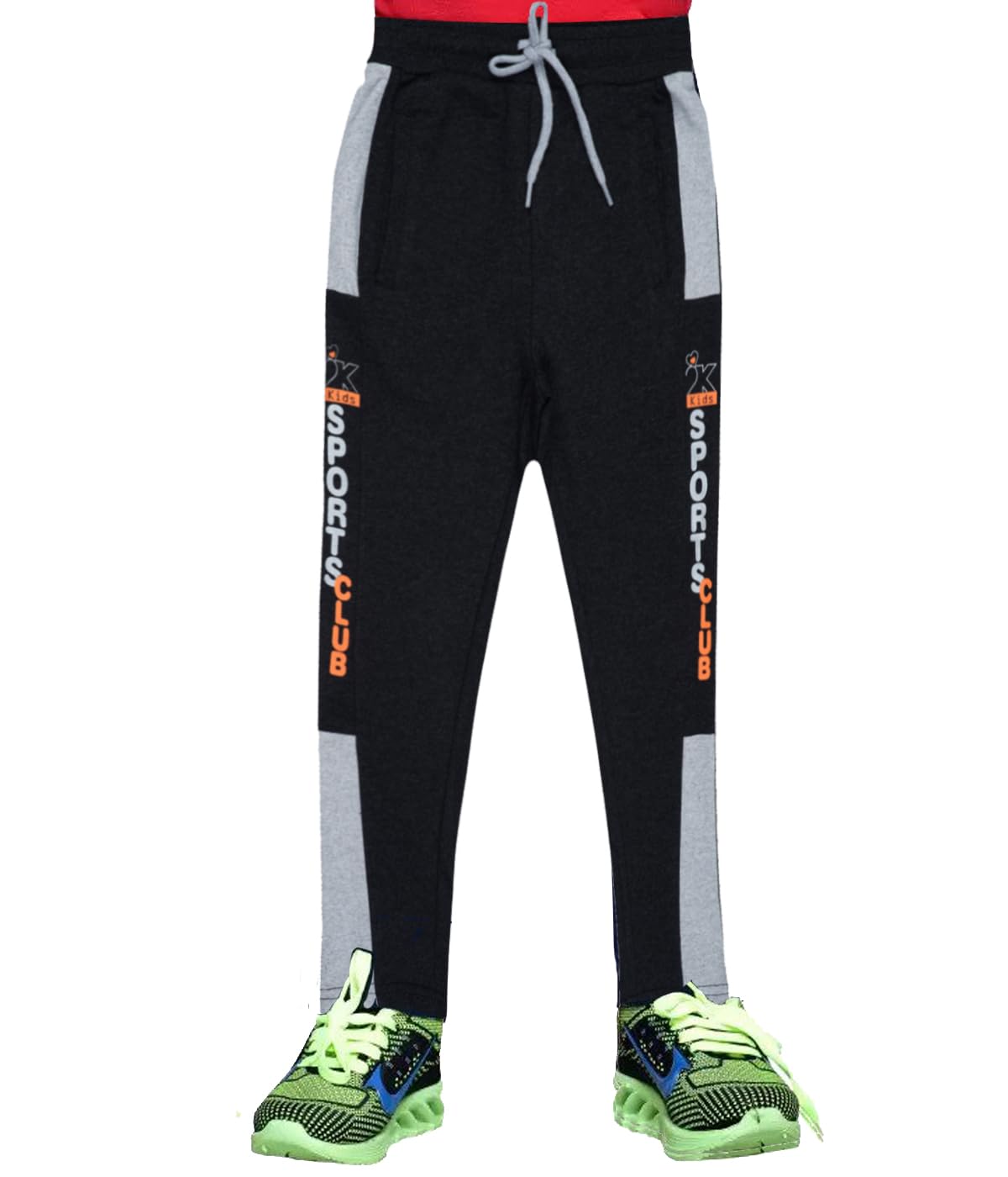 2K Kids Regular Fit Boys Casual Track Pant (Charcoal Melange,13 Years  14 Years)  Pack Of 1 (2Kbp01_Cm_1314Y) 13-14