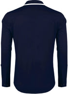 Zombom MenS Solid Cotton Blend Regular Fit Full Sleeves Casual Shirt With Spread Collar Shirt For Men